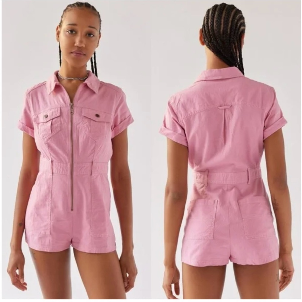 BGD pink short romper